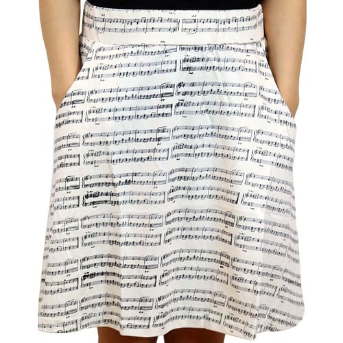 Sheet Music Skirt