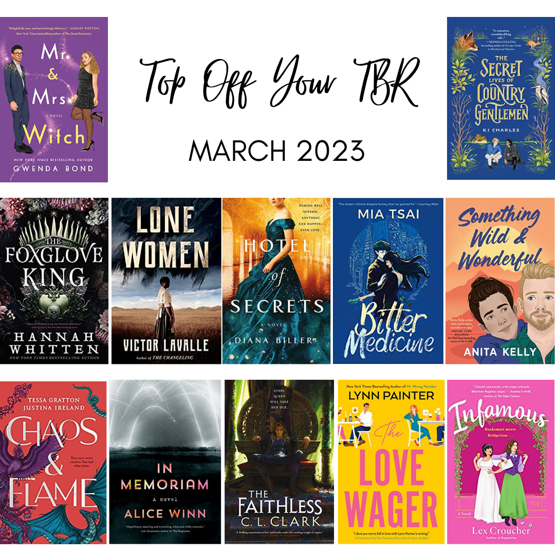 Top Off Your TBR March 2023