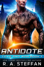 Antidote Sci-fi romance cover