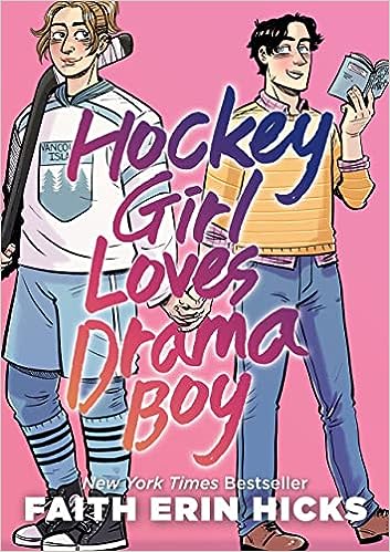 Hockey Girl Loves Drama Boy Cover