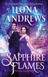 cover of paranormal romance Sapphire Flames