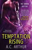 Cover of Paranormal Shifter romance, Temptation Rising