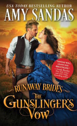 Cover of The Gunslinger's Vow, a historical western romance by Amy Sandas